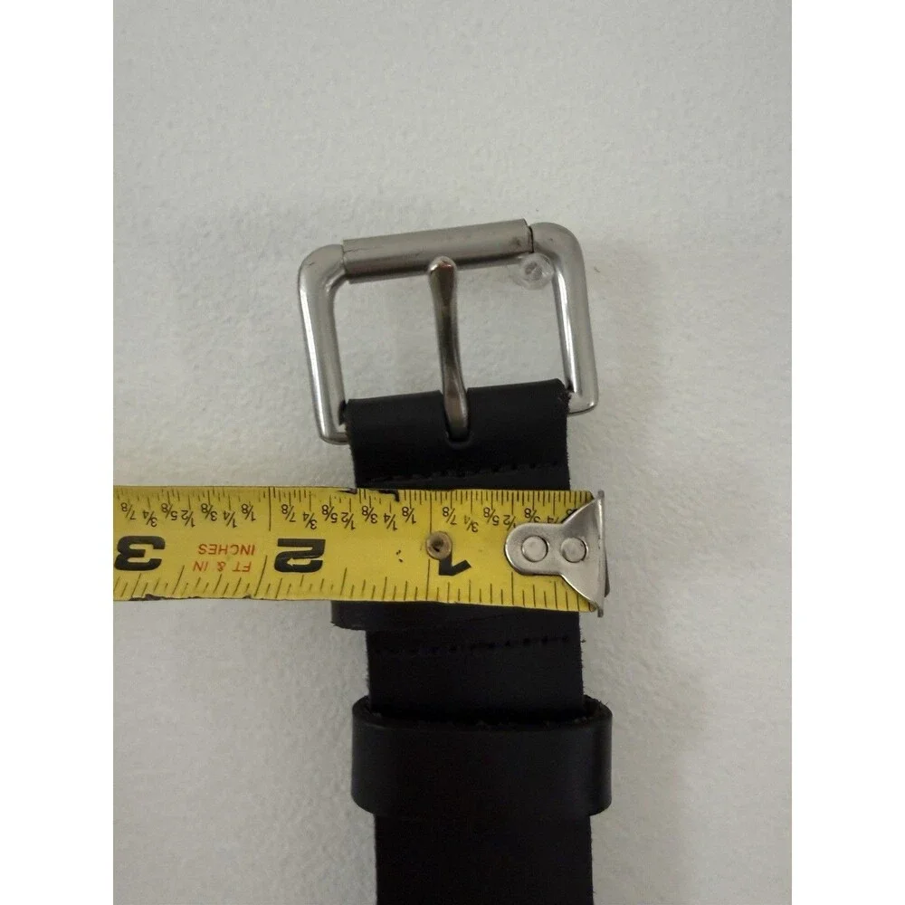 Polo Ralph Lauren Men’s Black Full Grain Leather Belt Italy Size 50/125